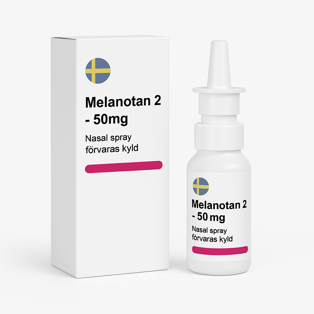 Melanotan 2 Färdigblandat nässpray - 50mg (5x10mg)